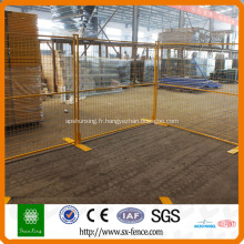 Usine professionnelle ISO9001 de clôture temporaire de haute qualité du canada